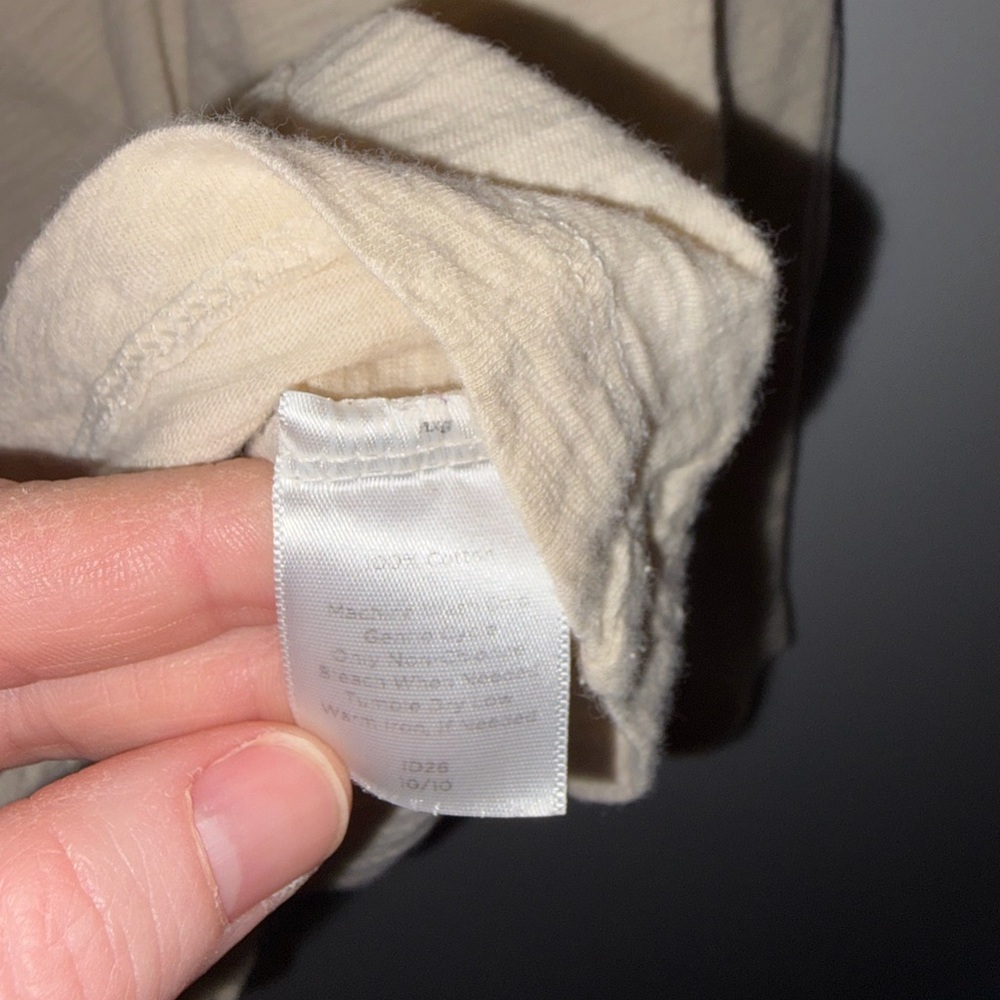 Talbots Cream Button-Up Cardigan - Picture 4 of 5